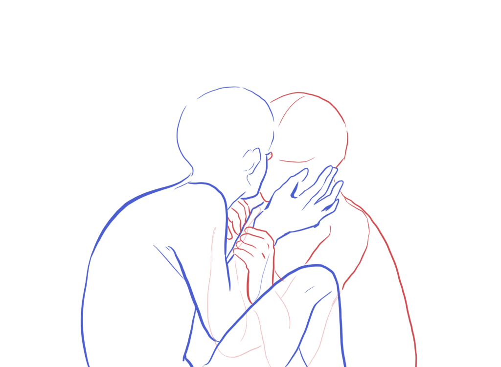 キス イラスト 構図 フリー